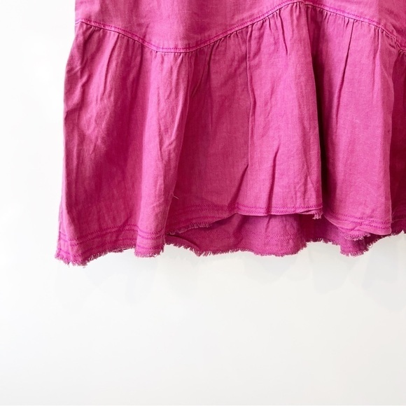 Anthropologie Pilcro Flutter-Sleeve Buttondown Tunic Dress - Picture 8 of 13